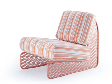 RIVIERA - Upholstered fabric garden armchair by Mambo Unlimited Ideas - view 2